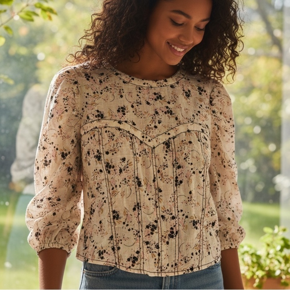 Free People Monica Corset Crop Top - Picture 2 of 5